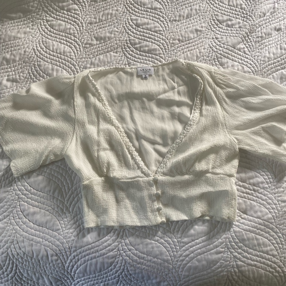 Le Lis Collection White Blouse (worn once)